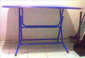 Blue Metal folding table